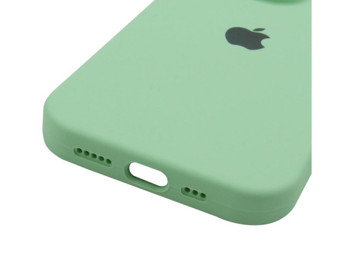 Чехол-силикон оригинал Full Camera Soft Matte iPhone 14 Pro, Pistachio