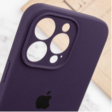 Чехол-силикон оригинал Full Camera Soft Matte iPhone 14 Pro, Elderberry 