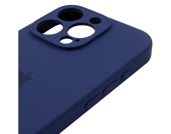 Чехол-силикон оригинал Full Camera Soft Matte iPhone 13 Pro, Deep navy
