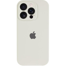Чехол-силикон оригинал Full Camera Soft Matte iPhone 14 Pro (бежевый/Antique white)