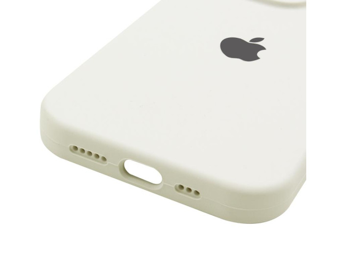 Чохол-силікон оригінал Full Camera Soft Matte iPhone 14 Pro (бежевый/Antique white)