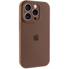 Чехол-силикон оригинал Full Camera Soft Matte iPhone 14 Pro, коричневый