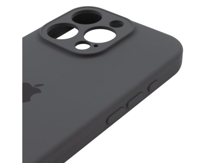 Чехол-силикон оригинал Full Camera Soft Matte iPhone 13 Pro, Dark gray