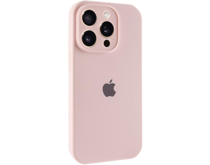 Чехол-силикон оригинал Full Camera Soft Matte iPhone 13 Pro, Chalk pink