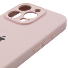 Чехол-силикон оригинал Full Camera Soft Matte iPhone 13 Pro, Chalk pink