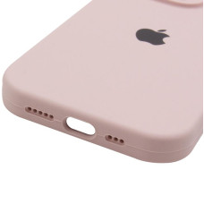 Чехол-силикон оригинал Full Camera Soft Matte iPhone 13 Pro, Chalk pink