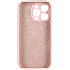 Чехол-силикон оригинал Full Camera Soft Matte iPhone 13 Pro, Chalk pink