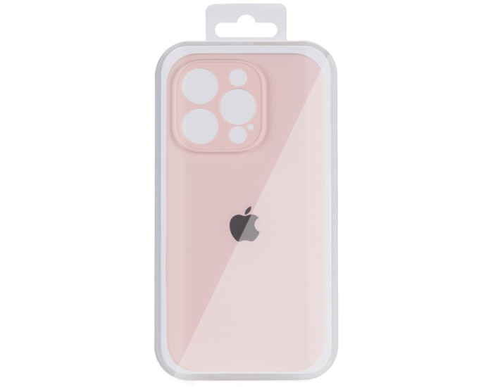 Чехол-силикон оригинал Full Camera Soft Matte iPhone 13 Pro, Chalk pink