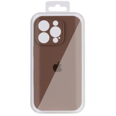 Чехол-силикон оригинал Full Camera Soft Matte iPhone 15 Pro, коричневый