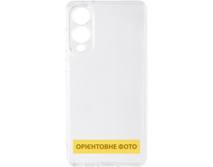 Чехол-силикон Epic Transparent 1,5mm Full Camera Samsung S25 Edge, прозрачный