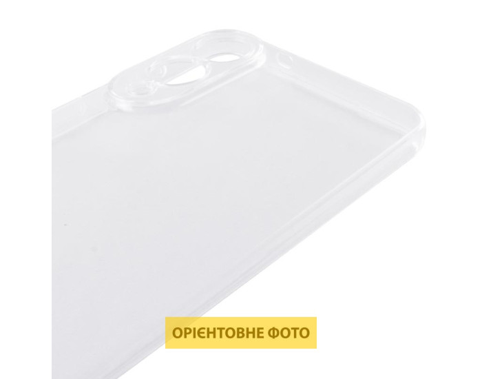 Чехол-силикон Epic Transparent 1,5mm Full Camera Samsung S25 Edge, прозрачный