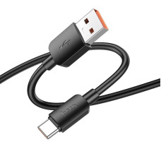 Кабель USB Hoco X96 Hyper Charging Data Cable USB to Type-C (100W/0.25m) Black