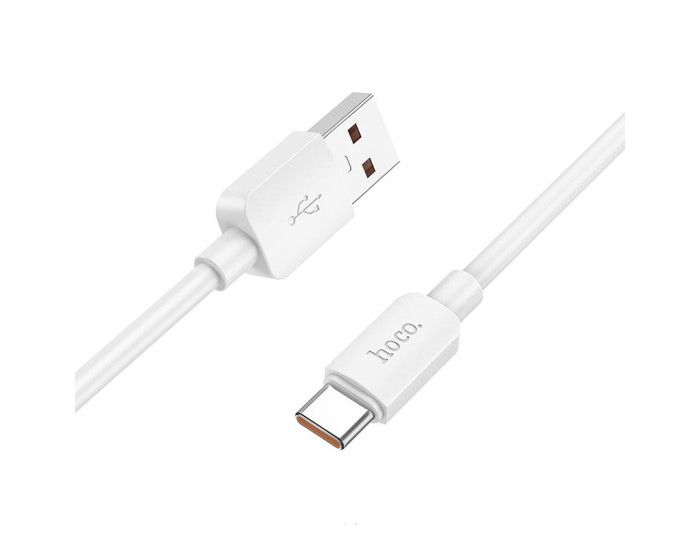Кабель USB Hoco X96 Hyper Charging Data Cable USB to Type-C (100W/0.25m) White
