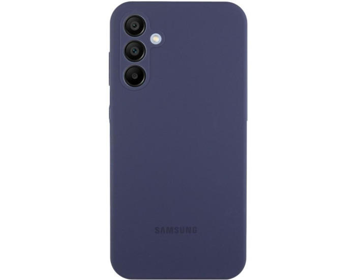 Чохол-силікон Lakshmi Full Camera with Logo Samsung S25 Edge, Темно-синій