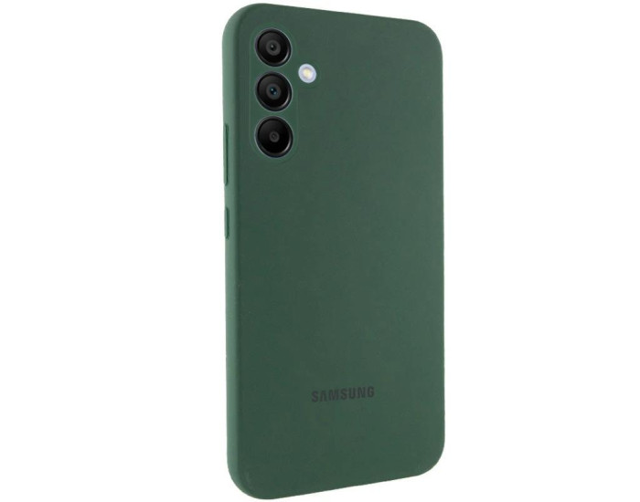 Чохол-силікон Lakshmi Full Camera with Logo Samsung S25 Edge, кіпрський Зелений