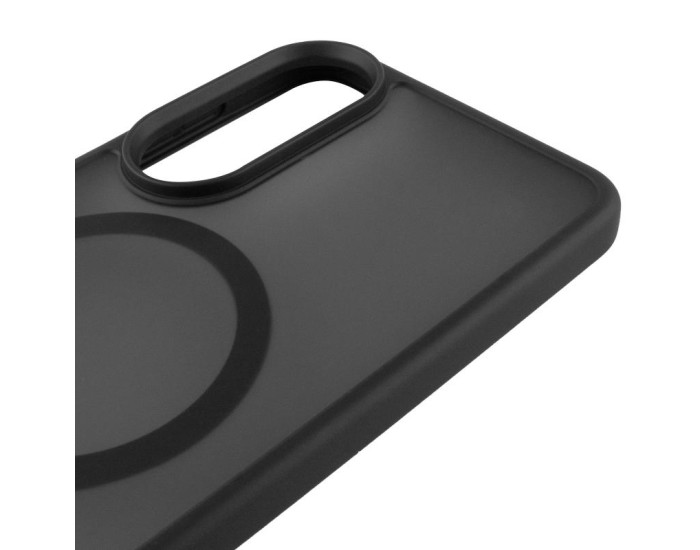 Чохол-силікон Ummi Colorful with MagSafe Samsung S25 Edge, чорний