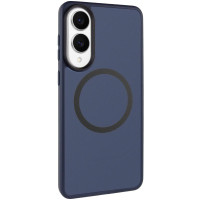 Чохол-силікон Ummi Colorful with MagSafe Samsung S25 Edge, Темно-синій