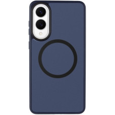 Чохол-силікон Ummi Colorful with MagSafe Samsung S25 Edge, Темно-синій