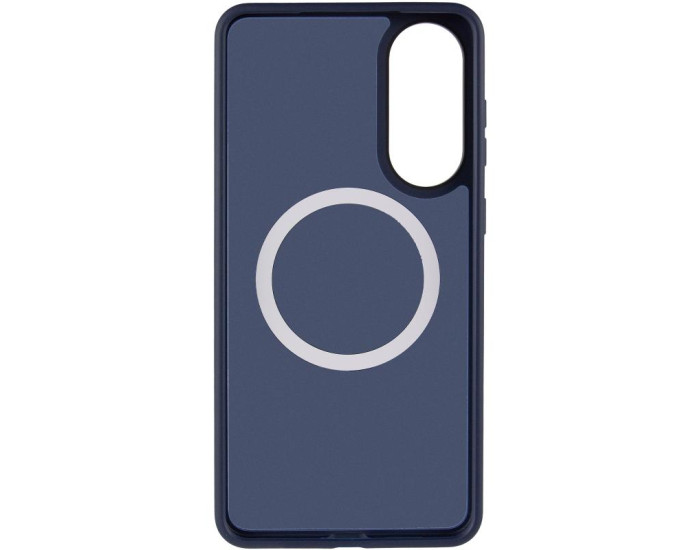 Чохол-силікон Ummi Colorful with MagSafe Samsung S25 Edge, Темно-синій