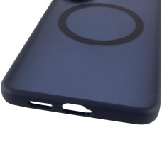 Чохол-силікон Ummi Colorful with MagSafe Samsung S25 Edge, Темно-синій