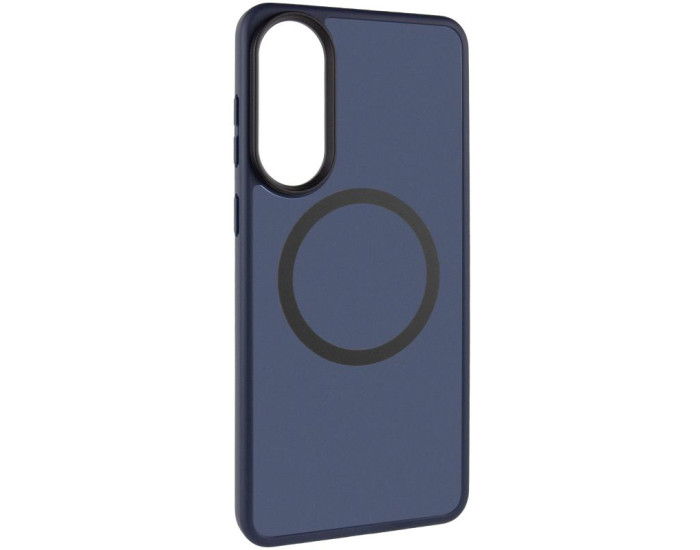 Чохол-силікон Ummi Colorful with MagSafe Samsung S25 Edge, Темно-синій
