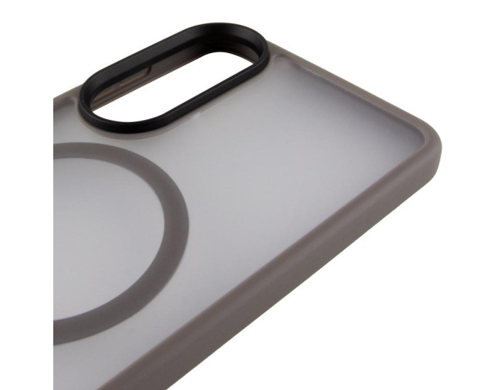 Чохол-силікон Ummi Colorful with MagSafe Samsung S25 Edge, Сірий