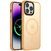 Чохол-силікон Ummi Colorful with MagSafe iPhone 12 Pro Max, персиковий