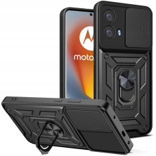 Чехол-Ударопрочный Ummi Camshield Serge Ring Motorola Edge 50 Fusion, черный