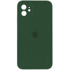 Чехол-силикон оригинал Square Cover Soft Matte Full Camera iPhone 11 (Зеленый / Cyprus Green)