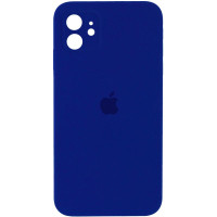Чехол-силикон оригинал Square Cover Soft Matte Full Camera iPhone 11, Deep Navy