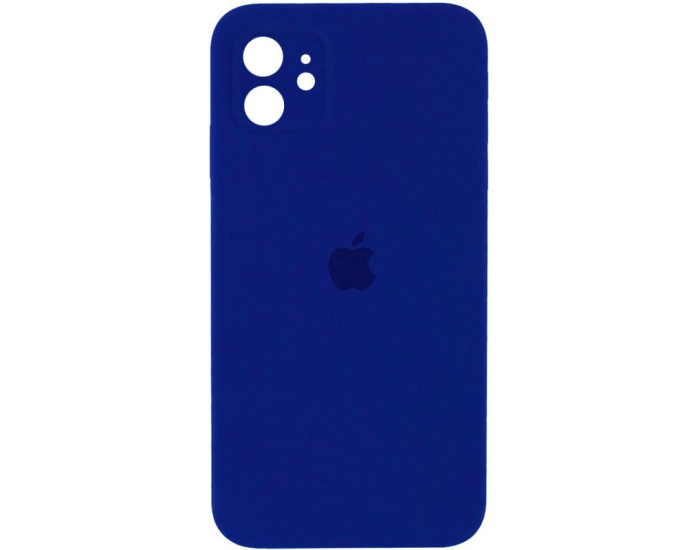 Чехол-силикон оригинал Square Cover Soft Matte Full Camera iPhone 11, Deep Navy