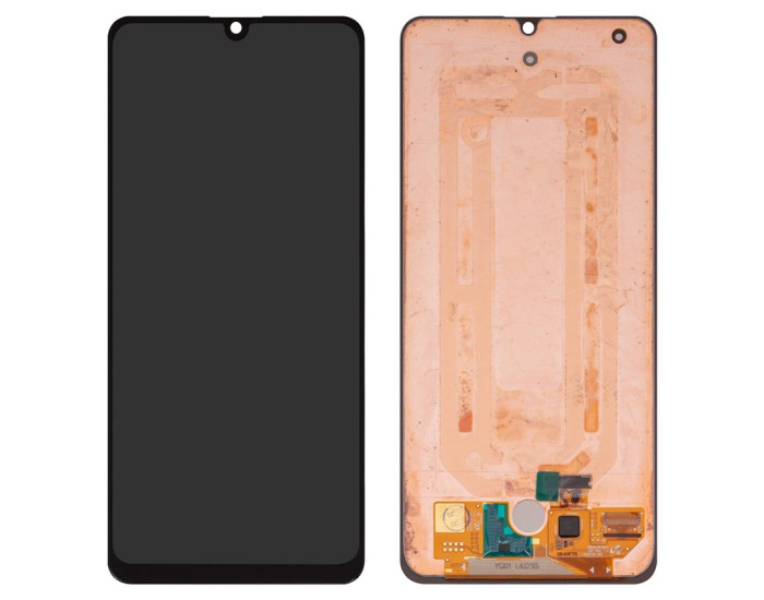 Дисплей з сенсорним екраном (модуль) Samsung M325 Galaxy M32, чорний, переклеювання