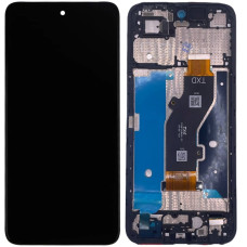Дисплей с сенсорным экраном (модуль) Tecno Spark Go 1 KL4, черный с рамкой, оригинал