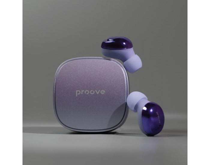 Беспроводные Hаушники Bluetooth Proove Charm TWS, фиолетовые