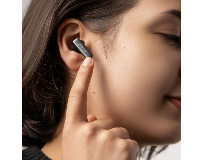 Бездротові Hаушники Bluetooth Proove NoLimit TWS with Hybrid ANC (APP) (білий/сріблястий)