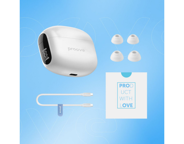 Бездротові Hаушники Bluetooth Proove Tempo TWS with ANC (APP) чорні