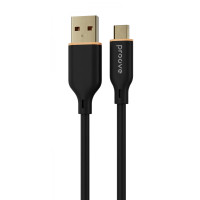 Кабель Proove Jelly Silicone USB to Type-C (3A/ 1m) черный