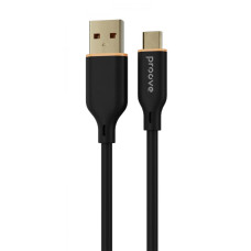 Кабель Proove Jelly Silicone USB to Type-C (3A/ 1m) чорний