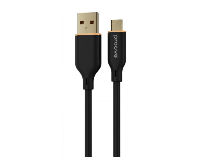 Кабель Proove Jelly Silicone USB to Type-C (3A/ 1m) чорний