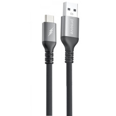 Кабель Proove ReGen Silicone USB to Type-C (3A/ 1m ) (black)