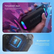 Колонка Bluetooth Proove Black Rock 10W, черная