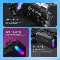 Колонка Bluetooth Proove Black Rock 10W, черная