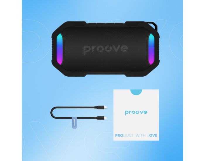 Колонка Bluetooth Proove Black Rock 10W, черная