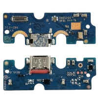 Шлейф Samsung X130 Galaxy Tab A11 / X135 8.7", коннектора зарядки, микрофона с компонентами, оригинал