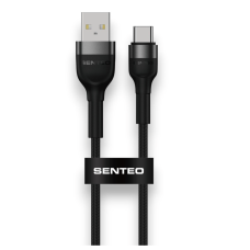 Кабель USB SENTEO SL-03 Silica Gel USB to Type-C (3A/2m) черный