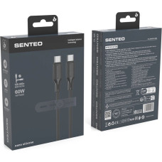 Кабель USB SENTEO SL-08 Nano Silicone USB to Type-C (3A/1m) черный