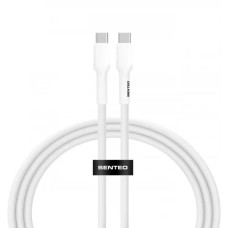 Кабель USB-C SENTEO SL-03 Silica Gel 60W Type-C to Type-C 1m, белый