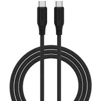 Кабель USB-C SENTEO SL-04 Embossed Silicone 60W Type-C to Type-C 1m, черный