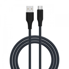 Кабель USB SENTEO SL-04 Embossed Silicone USB to Type-C (3A/1m) черный