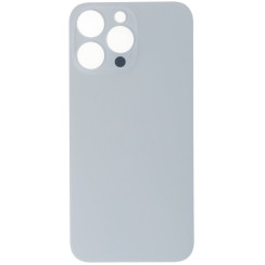 Задняя панель корпуса для iPhone 14 Pro Max, Silver (Big Hole) оригинал